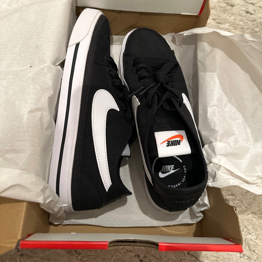 Wmns Nike court legacy canvas - black